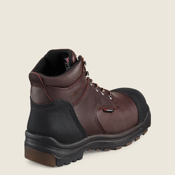 Botas de Seguridad Red Wing Hombre Negros/Marrom - King Toe® - 6-Inch Waterproof Csa Toe - 352-WJHEY